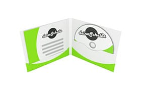 CD-Digifile 4-seitig für 1 CD/DVD rechts mit Bookletschlitz links
