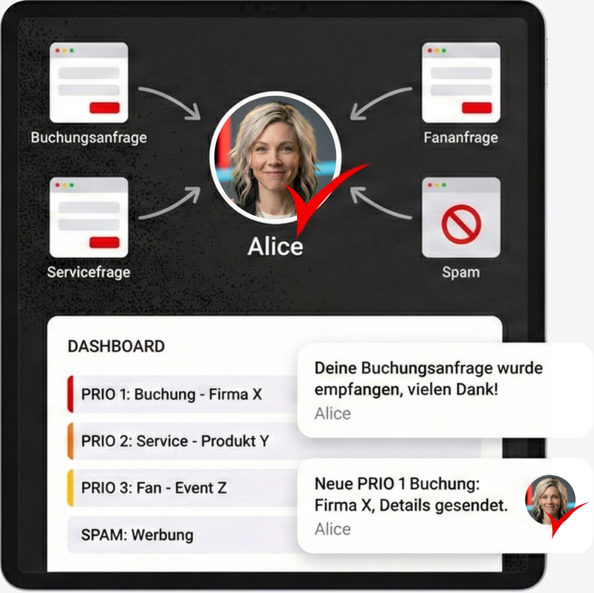 Dein persönlicher Booking-Agent