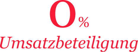 0% Umsatzbeteiligung