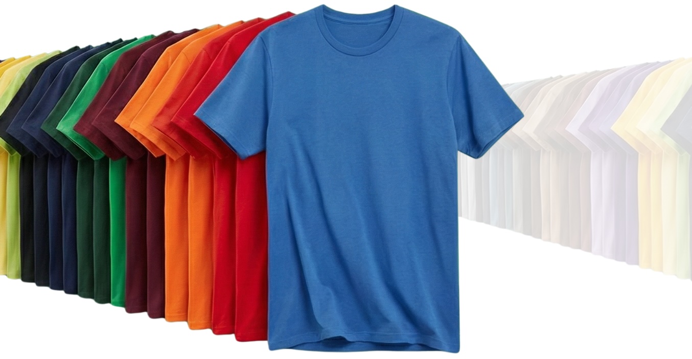T-Shirt Farben Auswahl